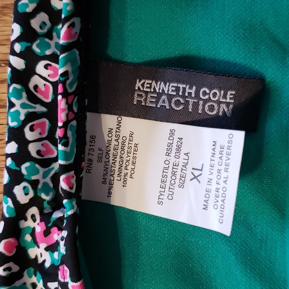 (XL) NWT Kenneth Cole Reaction Colorful Swim Bottoms Vacation Resortwear - Picture 2 of 7